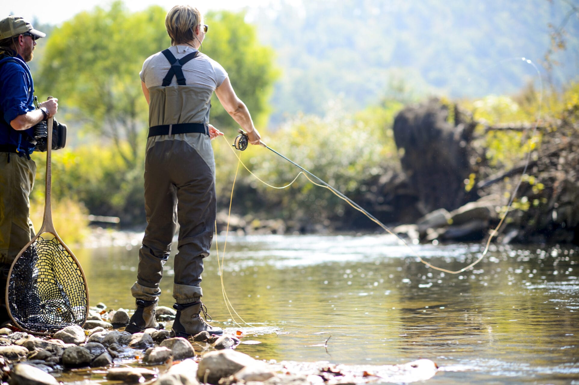 couple fishing